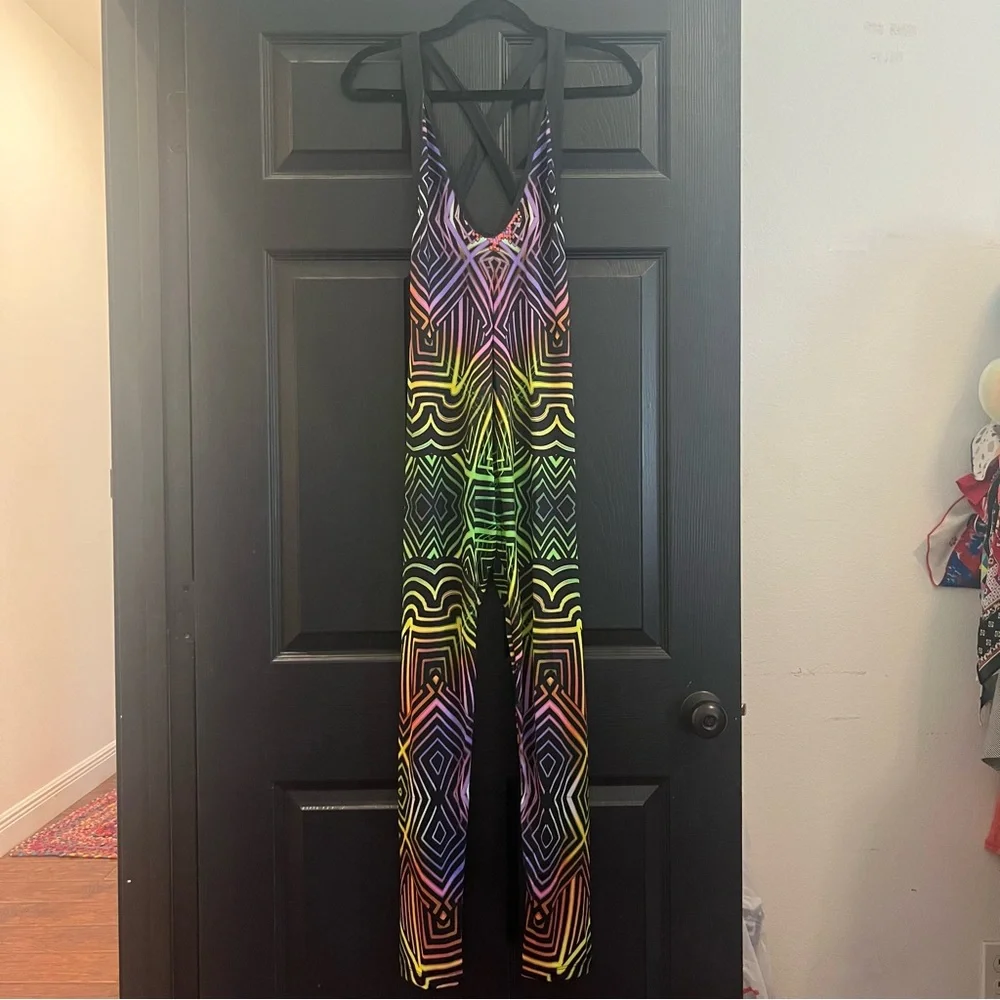 Sykadelic Dreams Jumpsuit, Sz XL, EUC - Picture 3 of 6